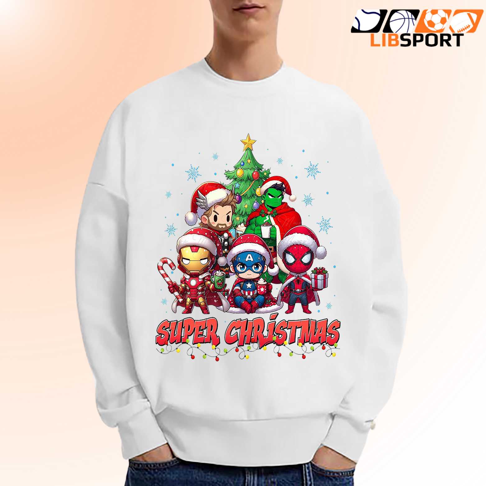 Avengers Holiday T Shirt, Christmas Card Cartoon Characters Shirt